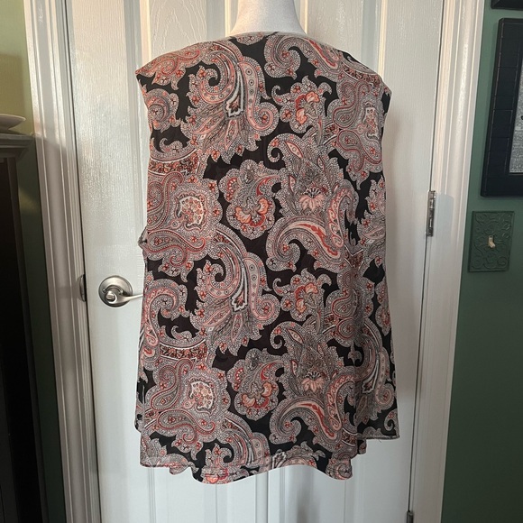 Roz & Ali 2x Sleeveless Womens Top -EUC - Picture 5 of 11